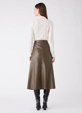 Load image into Gallery viewer, Confession Midi Skirt, Khaki | Esmaee