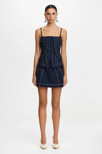 Oreston Top Deep Sapphire | Acler