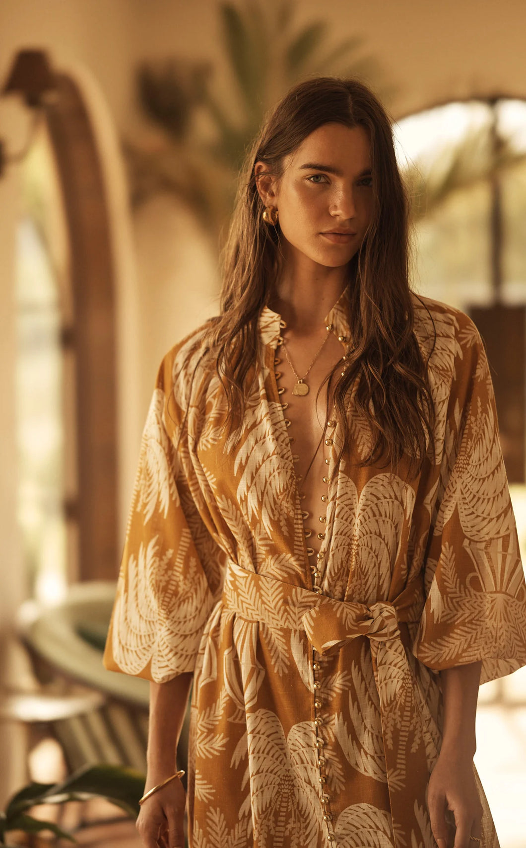 Dalla Palma Billow Sleeve Dress | AUR OCEÀ