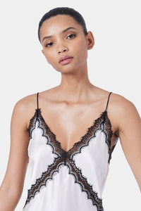 Sadie Top, White & Black | Ginia