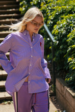 Load image into Gallery viewer, Bisous Stripe Shirt Violet | Araminta James