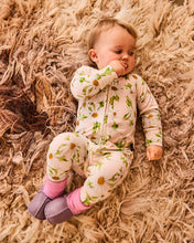 Load image into Gallery viewer, Sweet Daisy Organic Long Sleeve Romper | Kip &amp; Co