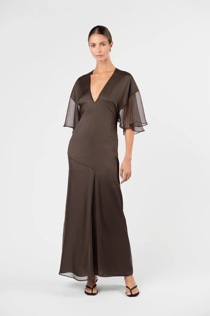 Daniella Dress, Truffle | One Fell Swoop