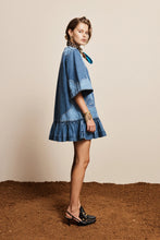 Load image into Gallery viewer, Jesse Denim Applique Mini Dress | Alemais
