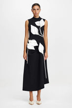 Load image into Gallery viewer, Kadence Midi Dress Black and White / Acler