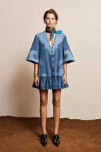 Load image into Gallery viewer, Jesse Denim Applique Mini Dress | Alemais