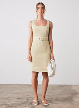 Load image into Gallery viewer, Voyage Dress Celery/Cream / Esmaee