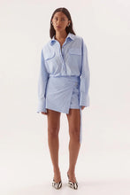 Load image into Gallery viewer, Blume Combo Shirt Dress Blue / Sovere