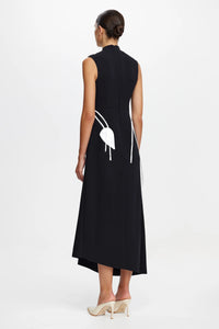 Kadence Midi Dress Black and White / Acler