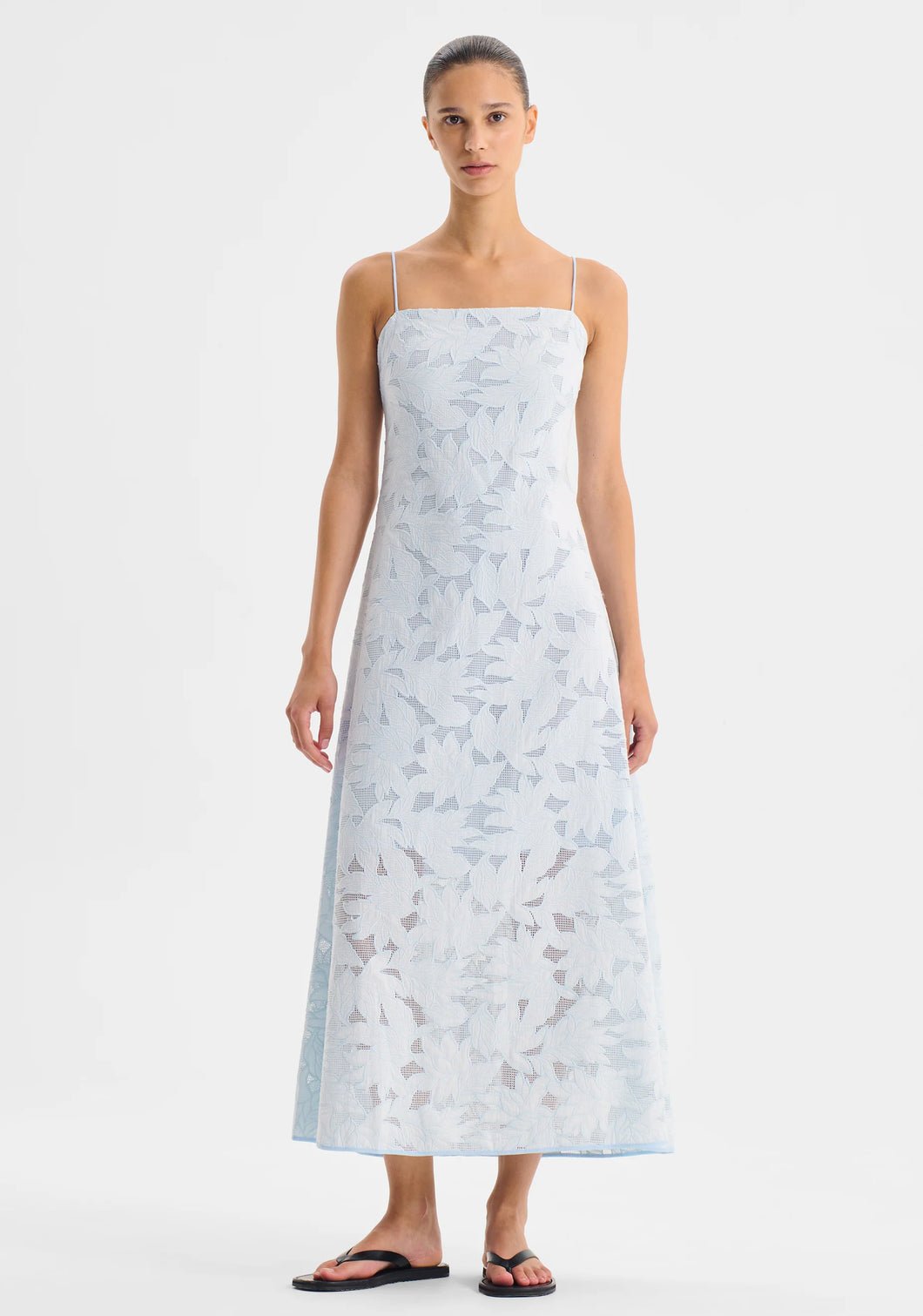 Marnie Anglaise Dress Pale Blue / Morrison