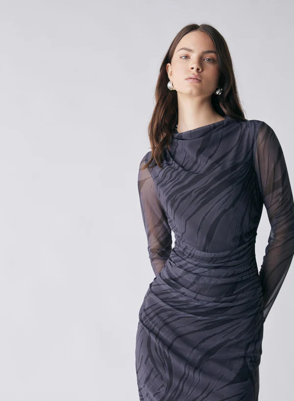 Marble Midi Dress Marble / Esmaee