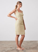 Load image into Gallery viewer, Voyage Dress Celery/Cream / Esmaee