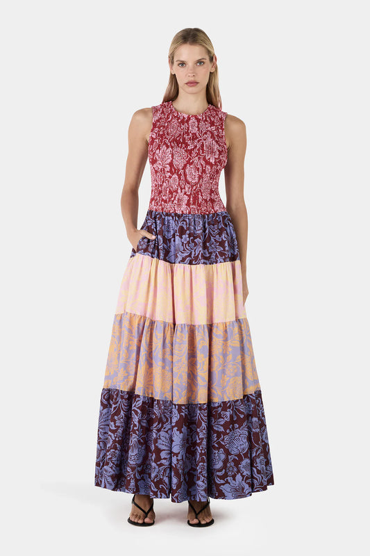 Elara Maxi Dress Baja Bloom / Hansen & Gretel