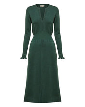 Load image into Gallery viewer, Kennedy Rib Dress Moss / Iris and Wool