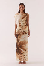 Load image into Gallery viewer, Odette Drape Dress Lemon Orchid | Sovere