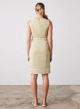 Load image into Gallery viewer, Voyage Dress Celery/Cream / Esmaee