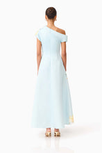 Load image into Gallery viewer, Harper Asymmetrical Gown in Baby Blue Floral | Elliatt