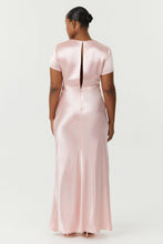 Load image into Gallery viewer, Satin Bias Maxi Tee Dress - Fairyfloss / THIRD FORM