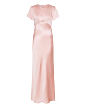 Load image into Gallery viewer, Satin Bias Maxi Tee Dress - Fairyfloss / THIRD FORM