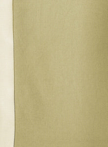 Voyage Dress Celery/Cream / Esmaee
