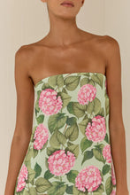 Load image into Gallery viewer, Alessia Dress Pink Jardin / Palm Noosa