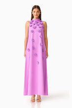Load image into Gallery viewer, Solenne Halter Maxi Dress, Purple / Elliatt