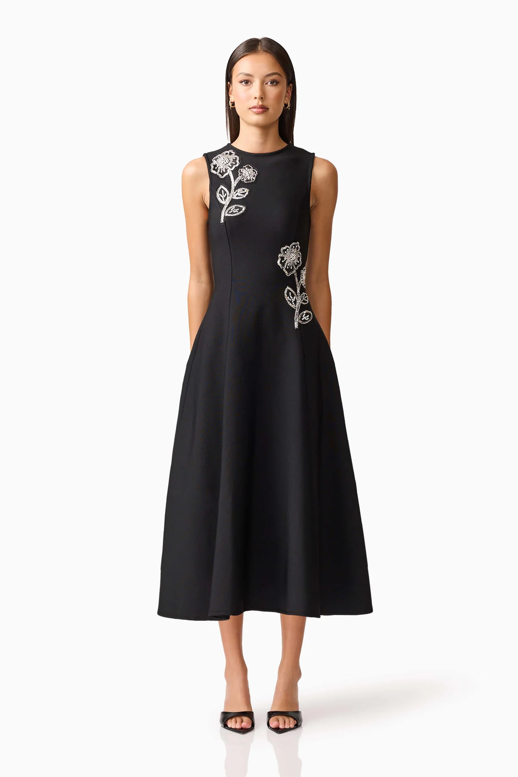 Soleil A-Line Midi Dress | Elliatt
