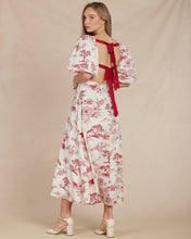 Load image into Gallery viewer, Chianti Toile Short Sleeve Midi Dress | Amelius