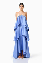 Load image into Gallery viewer, Poselia Tiered Gown Dress Slate Blue / Elliatt