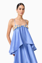 Load image into Gallery viewer, Poselia Tiered Gown Dress Slate Blue / Elliatt