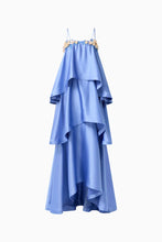 Load image into Gallery viewer, Poselia Tiered Gown Dress Slate Blue / Elliatt