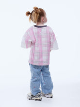 Load image into Gallery viewer, Kids Lunar Jersey, Pink Check | Ena Pelly