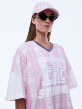 Load image into Gallery viewer, Lunar Jersey Pink Check | Ena Pelly