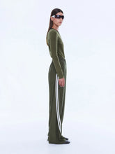 Load image into Gallery viewer, Valentina Stripe Pant, Olive | Ena Pelly