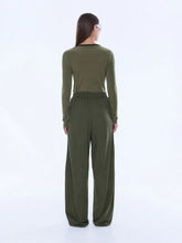 Load image into Gallery viewer, Valentina Stripe Pant, Olive | Ena Pelly