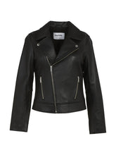 Load image into Gallery viewer, Essential Biker Jacket, Blk/Silver | Ena Pelly