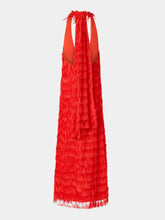 Load image into Gallery viewer, Ischia Fringe Dress, Flame | Roame