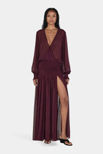 Load image into Gallery viewer, Elliana Maxi Dress Pinot | Hansen &amp; Gretel