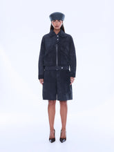 Load image into Gallery viewer, Emma Utility Suede Jacket - Vintage Black | Ena Pelly