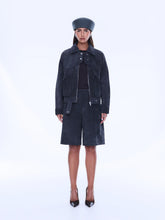 Load image into Gallery viewer, Emma Utility Suede Jacket - Vintage Black | Ena Pelly