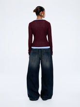 Load image into Gallery viewer, Blair LS Top - Deep Cherry Red | Ena Pelly