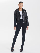 Load image into Gallery viewer, Essential Biker Jacket, Blk/Silver | Ena Pelly