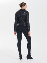 Load image into Gallery viewer, Essential Biker Jacket, Blk/Silver | Ena Pelly