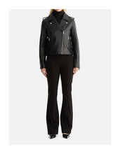 Load image into Gallery viewer, Essential Leather Biker Jacket 2.0 Black | Ena Pelly