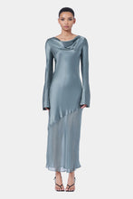 Load image into Gallery viewer, Asym Splice LS Dress | Ginia