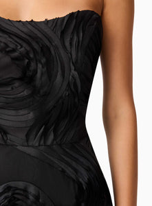 Asher Midi Dress Black / Elliatt