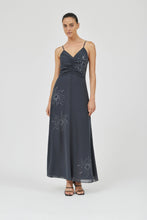 Load image into Gallery viewer, Flicker Maxi Slip Dress, Smoke | Third Form