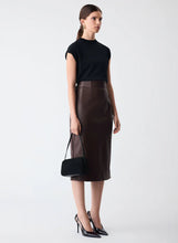 Load image into Gallery viewer, Forme Skirt - Dark Chocolate | Esmaee