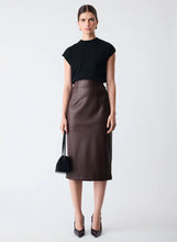 Load image into Gallery viewer, Forme Skirt - Dark Chocolate | Esmaee