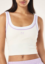 Load image into Gallery viewer, Forward Tank, Whisper White &amp; Violet Crush | P E Nation